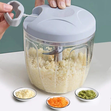 Manual Meat Mincer & Garlic Chopper – Multi-Function Kitchen Grinder