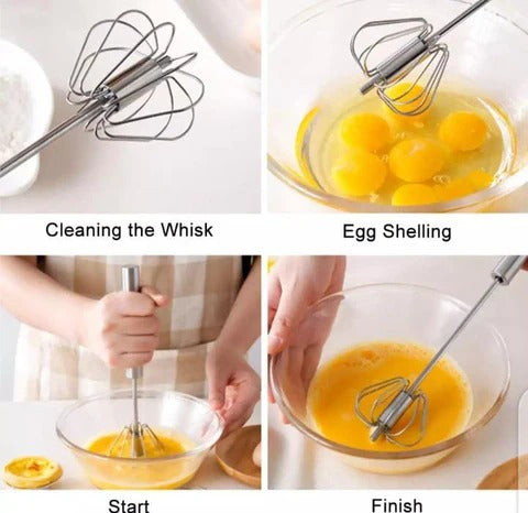 Semi Automatic Hand Whisker Beater – Egg & Coffee Stirrer