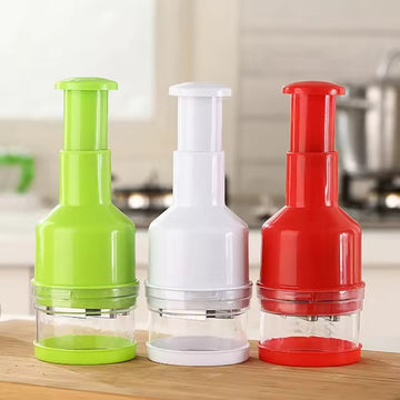 Stainless Steel Hand Press Vegetable Chopper – Multi-Purpose Kitchen Tool