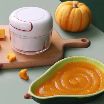 Mini Food Chopper – Hand Pulled Vegetable Cutter & Food Crusher