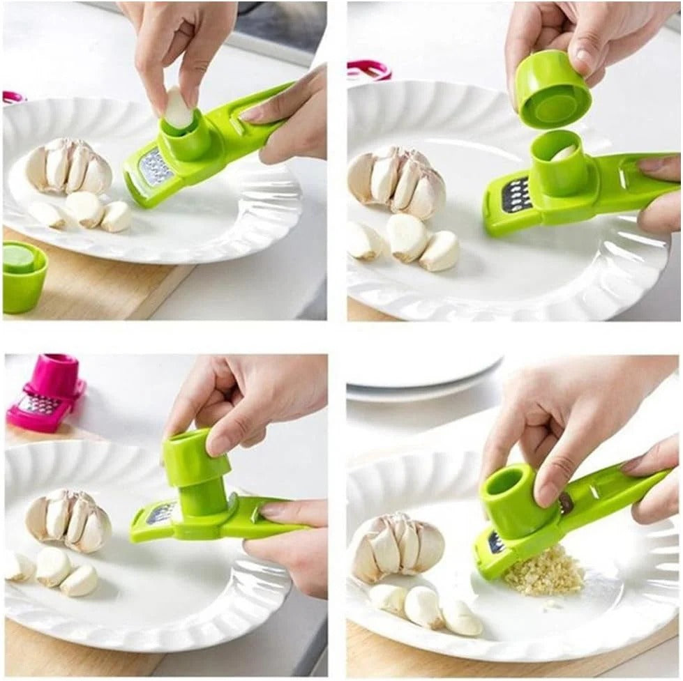 Mini Garlic Grater Manual Crusher