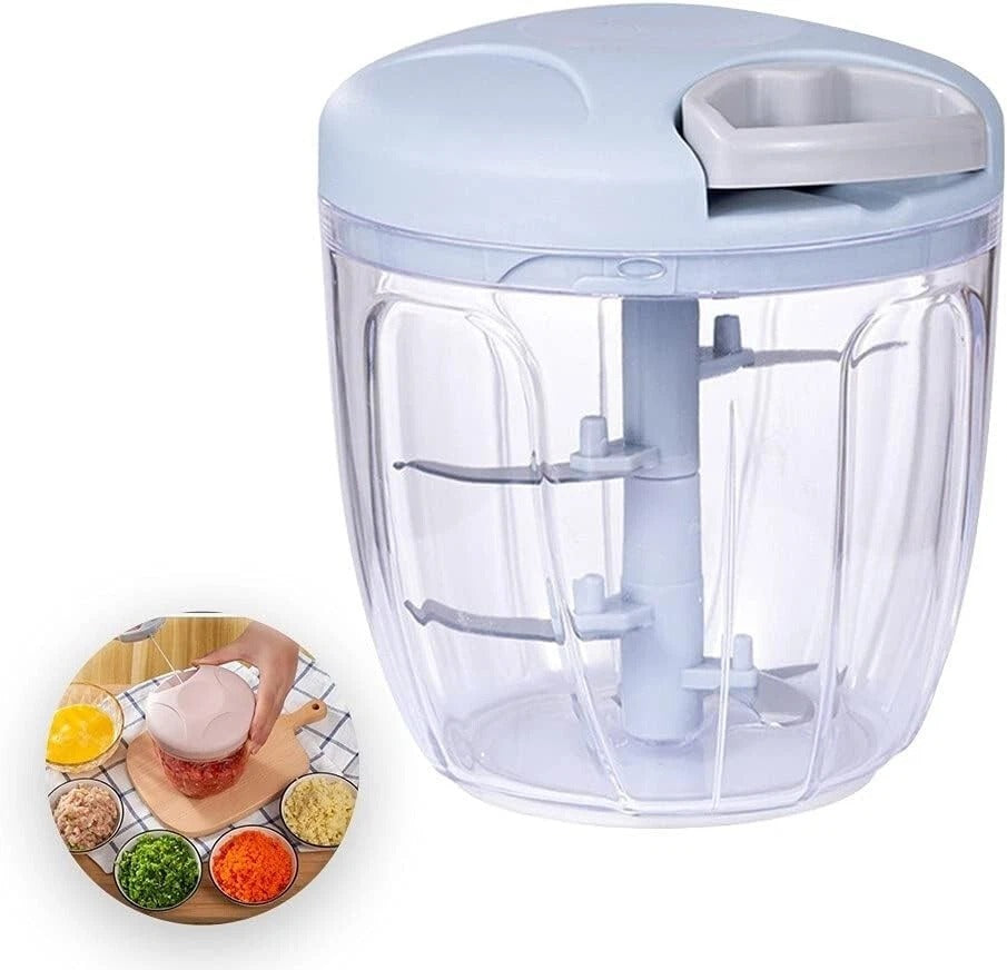 Manual Meat Mincer & Garlic Chopper – Multi-Function Kitchen Grinder