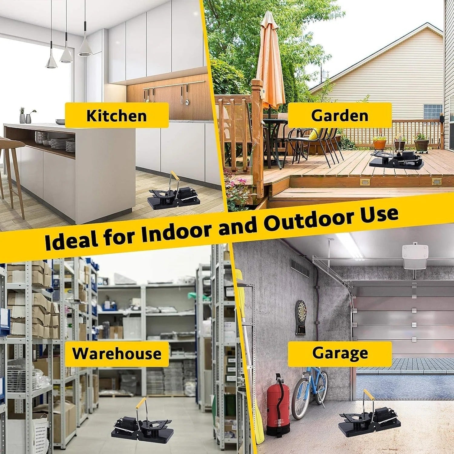 Reusable Heavy Duty Mouse Trap – Fast & Effective Rodent Control