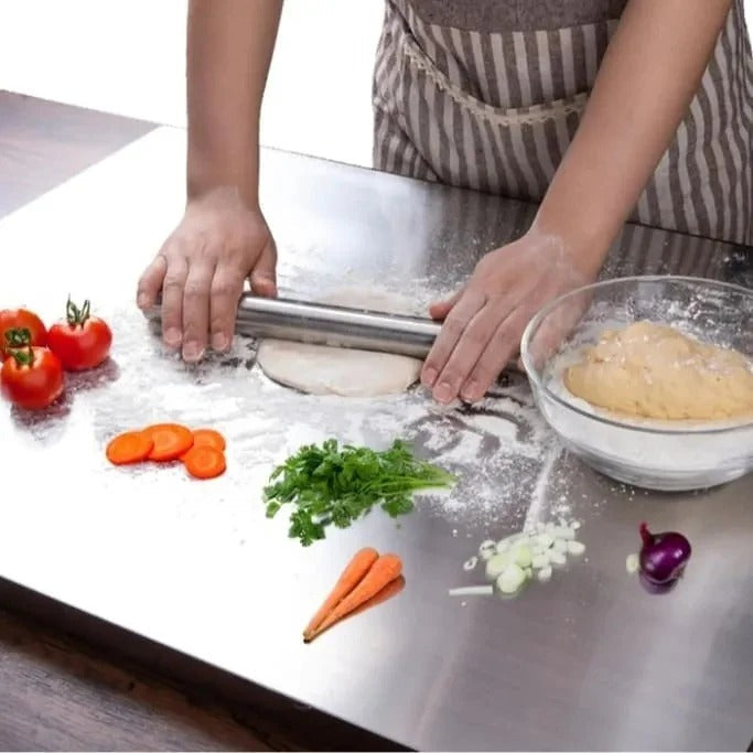 Food-Grade Stainless Steel Cutting Board – Large Size